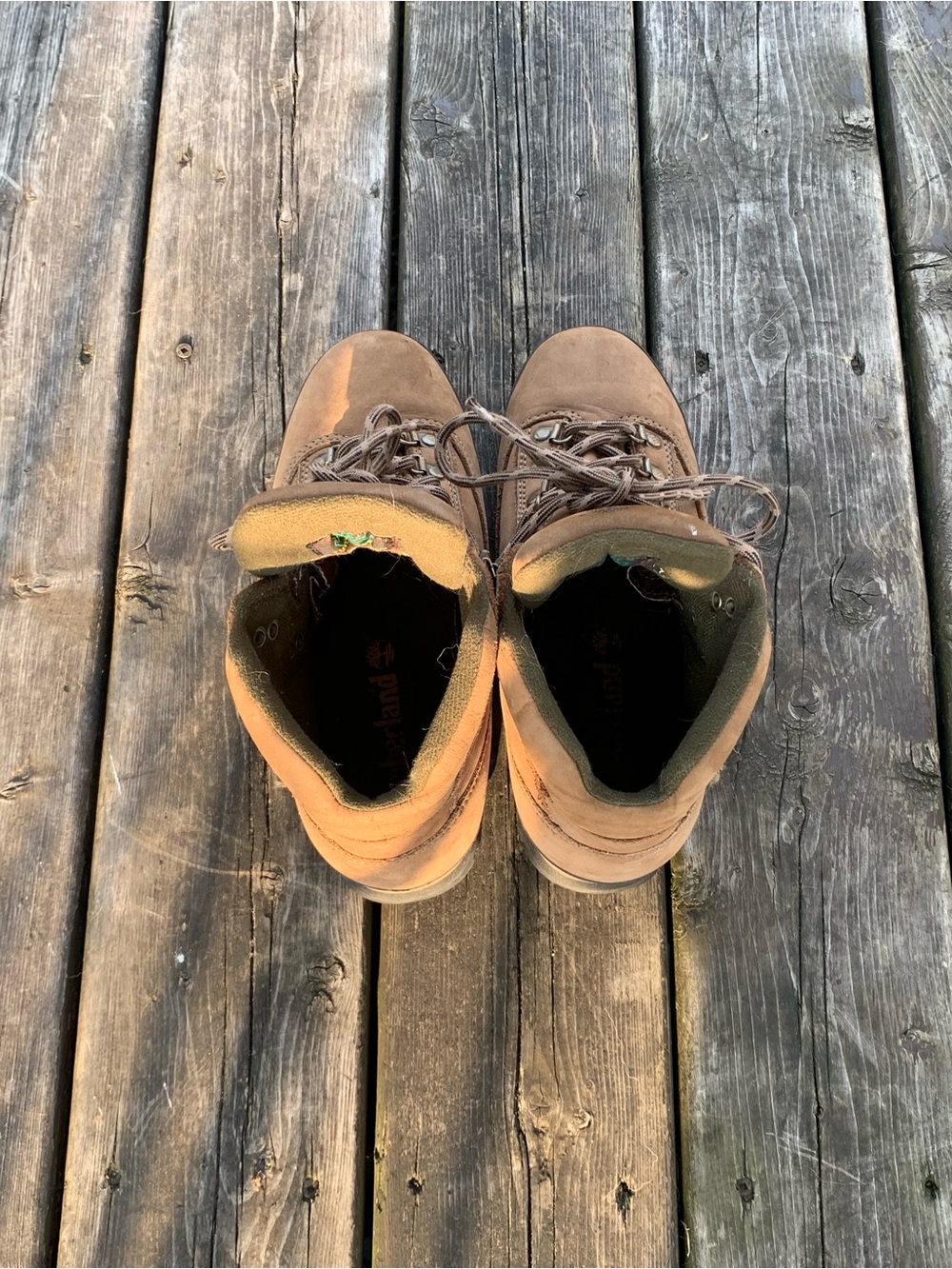 Timberland Men's Tan Suede Hiking Boots - Picture 3 of 6